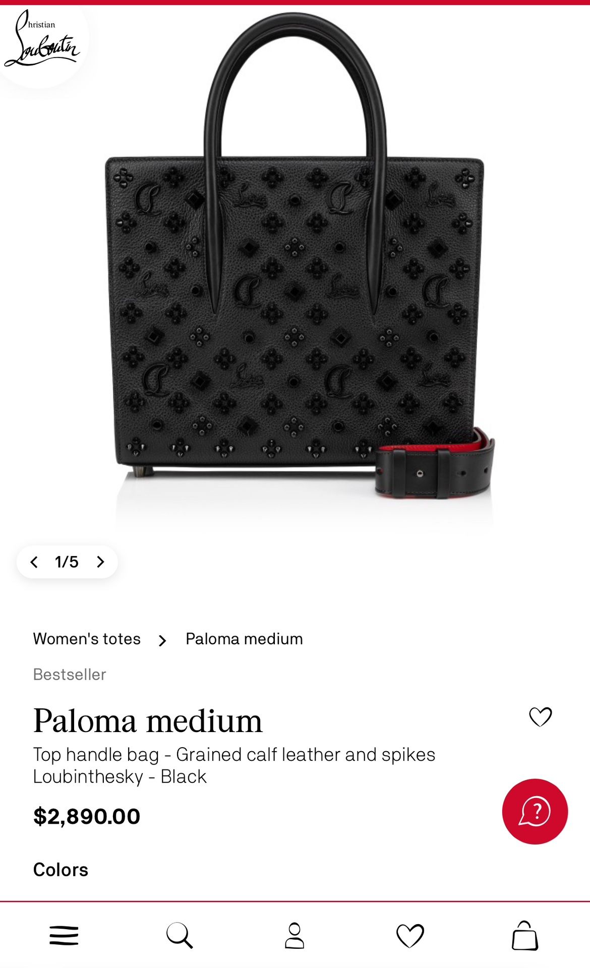 christian louboutin purse