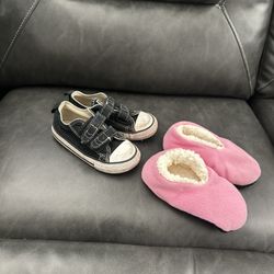 Vans + House Slippers - Toddler Girl 