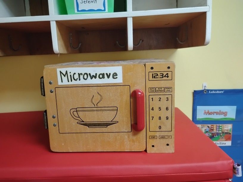 Kids microwave preschool daycare