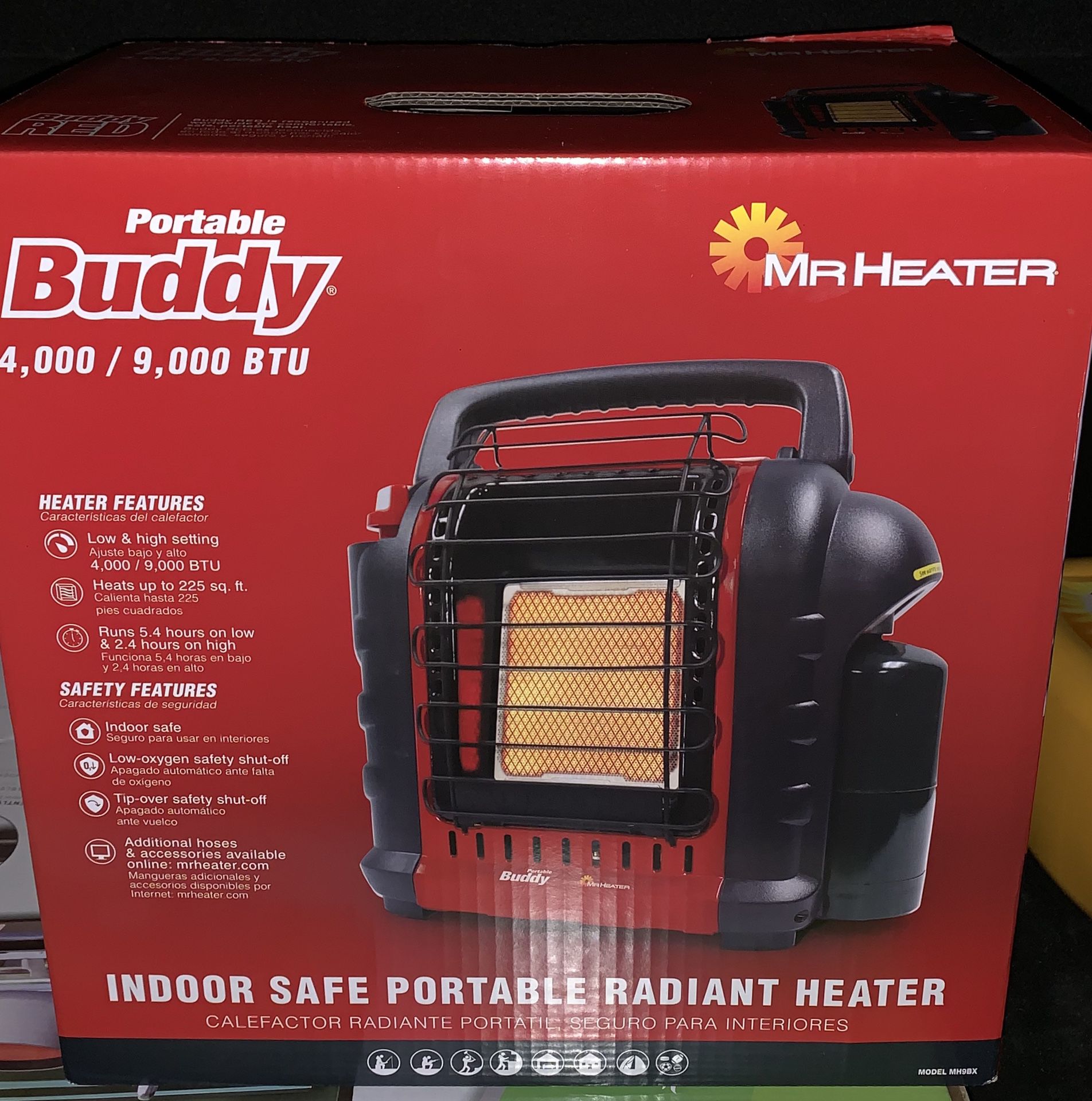 Me Heater portable buddy 9,000 btu