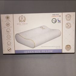 NEW MEMORY FOAM PILLOW CONTOUR CERVICAL NECK SHOULDER BACK QUEEN STANDARD ROYAL ADJUSTABLE HEIGHT SLEEP HOME BED