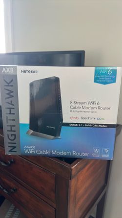 Nighthawk AX8 cable modem router