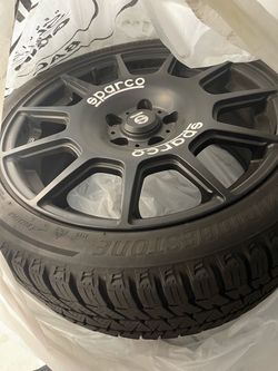 Sparco Terra w/ Bridgestone Blizzaks