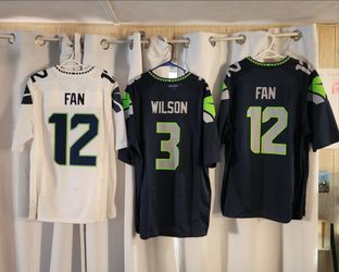 Seattle Seahawk jerseys.