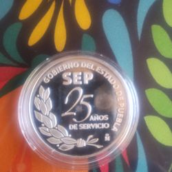 Pancho Villa moneda conmemorativa de Puebla