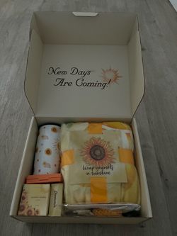Sunflower gift box