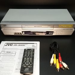 JVC ,VCR with Remote, Manual And Cable. Works Fine!