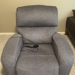 GRAY POWER RECLINER