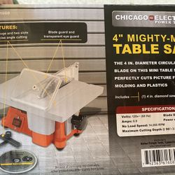 4” Hobby Table Saw