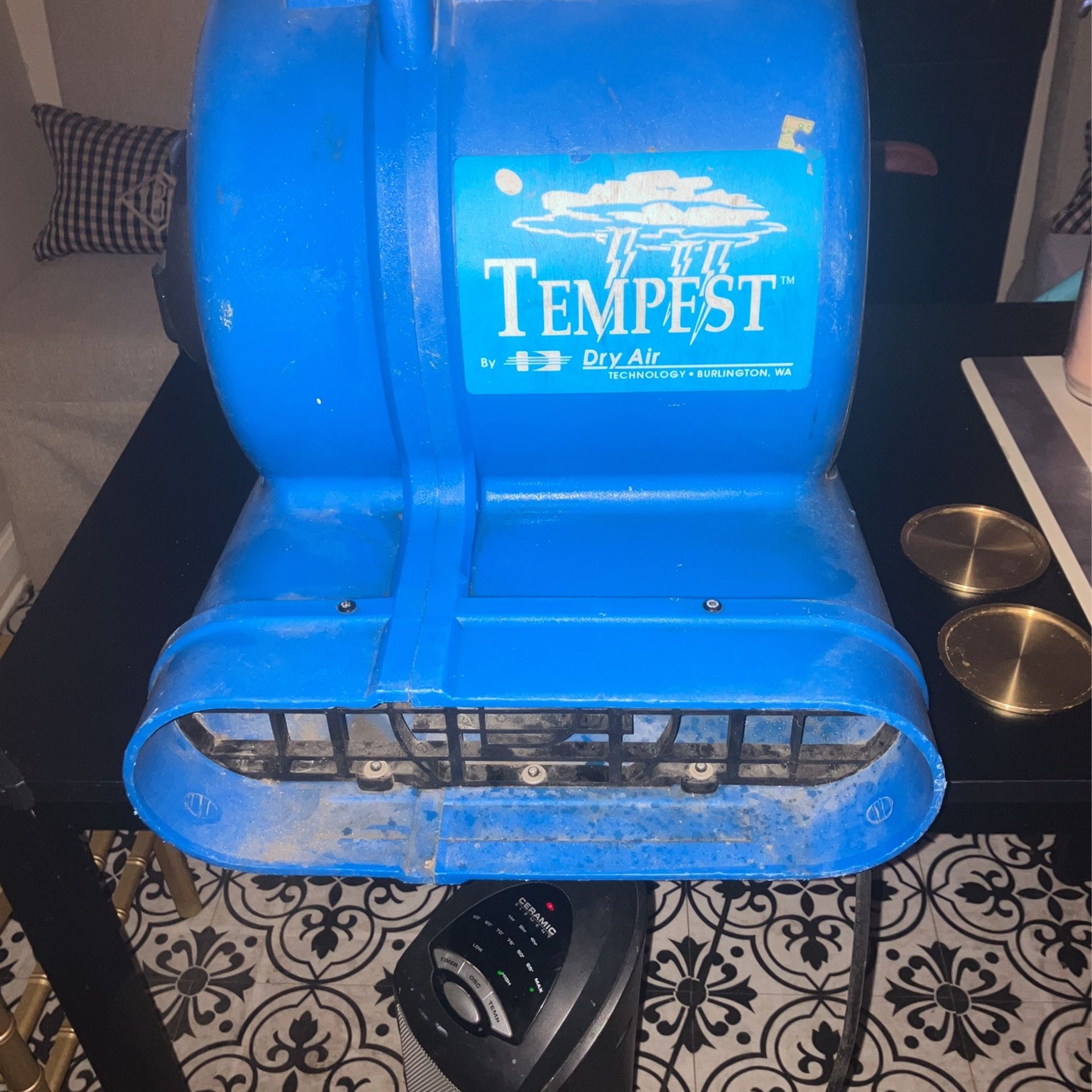 16 X 16 Very Powerful Tempest Dry Air Mover- $320 Price Online