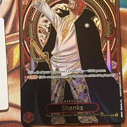 Shanks - OP09-004 (SP) (Gold) - Carrying On His Will (OP13)