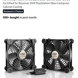 AC Infinity MULTIFAN S7, Quiet Dual 120mm USB Fan, UL-Certified for Receiver DVR PlayStation Xbox Computer Cabinet Cooling
AmaMichel MartinezMichel Ma