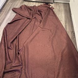 fabric shower curtain