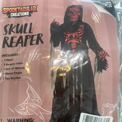 Kids Grimm Reaper Halloween Costume 