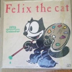 Vintage collectible classic Sealed Felix the Cat Calendar sealed