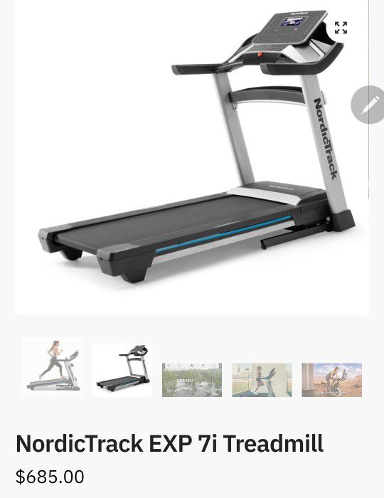 Nordictrack Treadmill EXP 7i