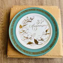 Vintage 35th Marriage Anniversary Collectors plate