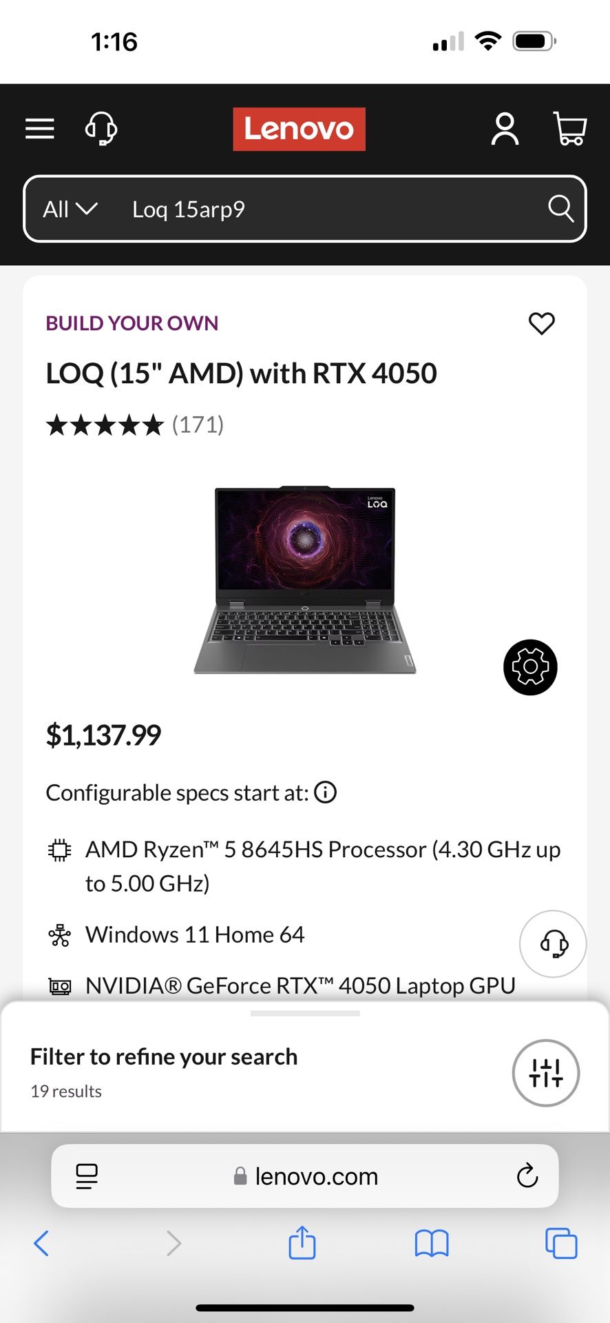 Lenovo Gaming Laptop