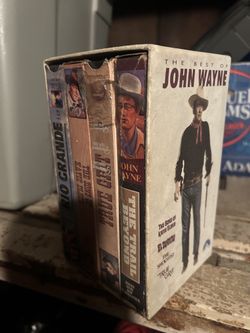 John Wayne vhs movies full set