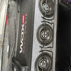 WDX G2 Bass Crate 3 -8” Sub In Box With Amp