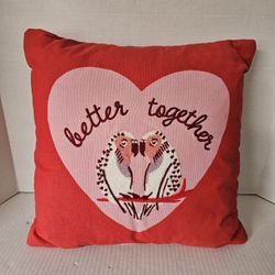 Threshold Better Together Valentine Decorative Pillow NEW 