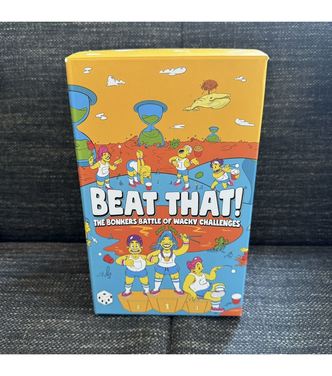 BEAT THAT! The Bonkers Battle of Wacky Challenges Family Game (Good condition) PICK UP IN CORNELIUS