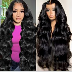 30” Lace Front Human Hair Wig 