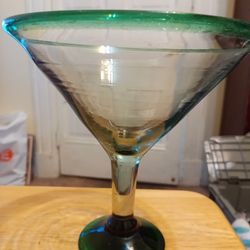 Big Vintage Martini Glass 