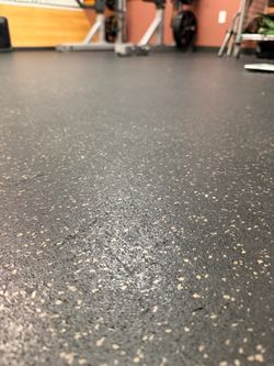 Stop Training on Concrete | 8mm Rubber Gym Flooring | $160