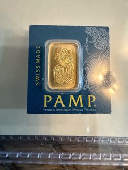 PAMP 1g Gold .9999 Fine