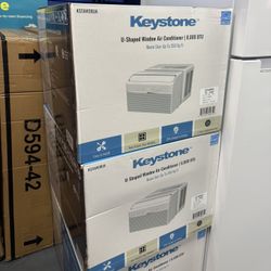 KEYSTONE U SHAPED WINDOW AIR CONDITIONER 8,000 BTU 