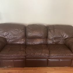 Leather Couch And Loveseat