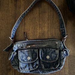 Vintage Denim Handbag