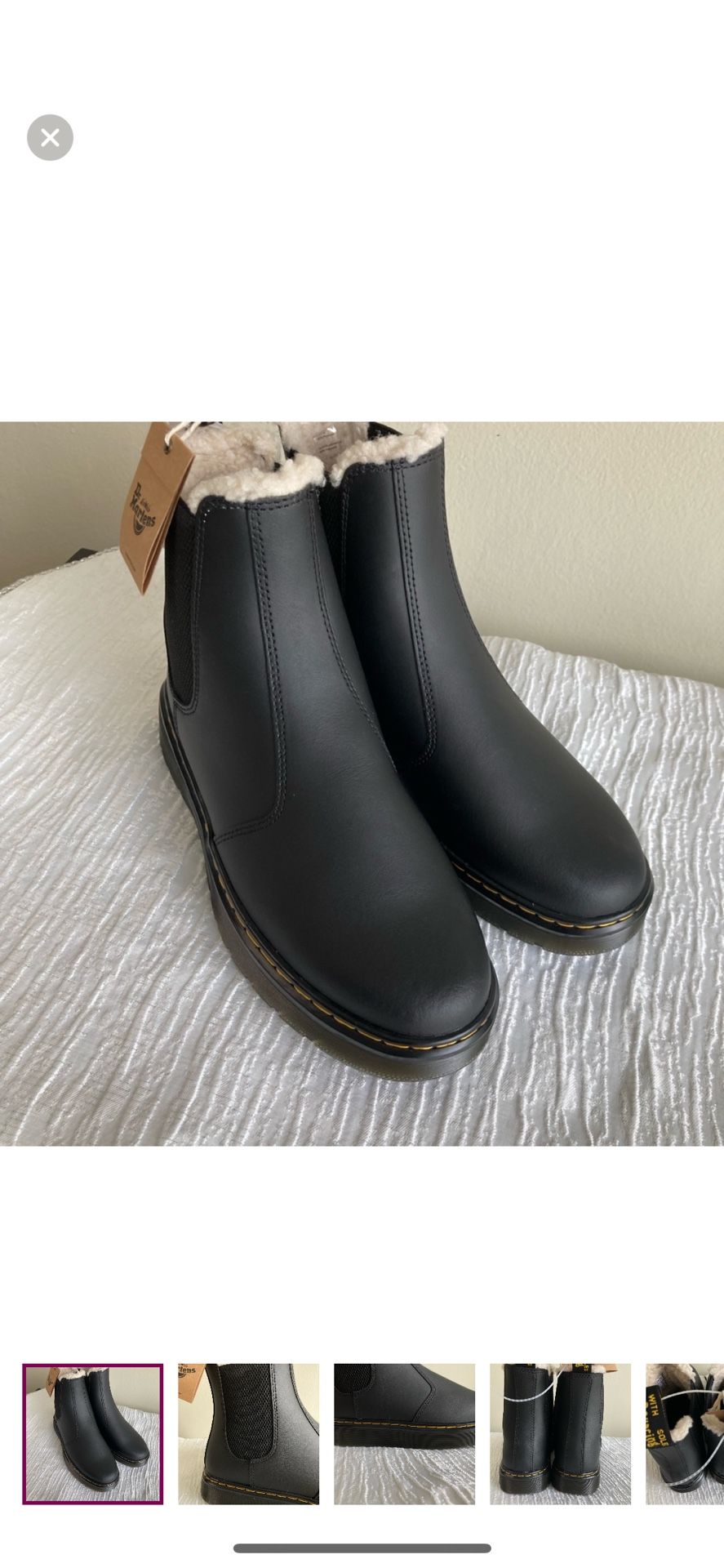 Dr Martens Dorrian Fur Lined Chelsea Boot