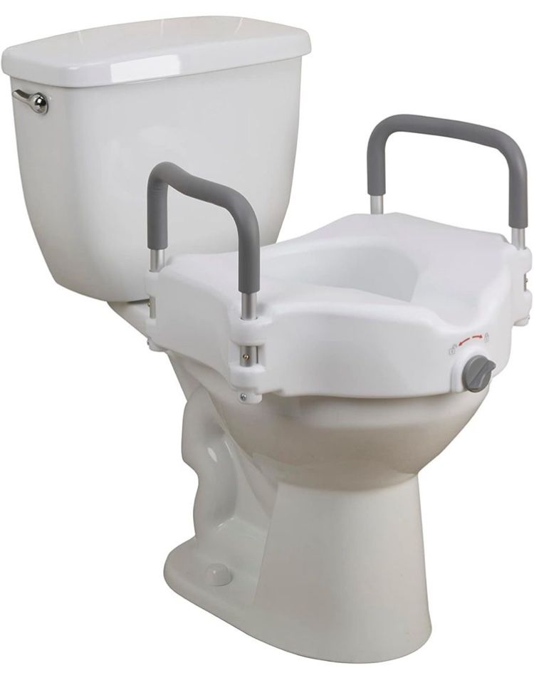 Raised Toilet Seat Risers with Handles β Multiple Options π½