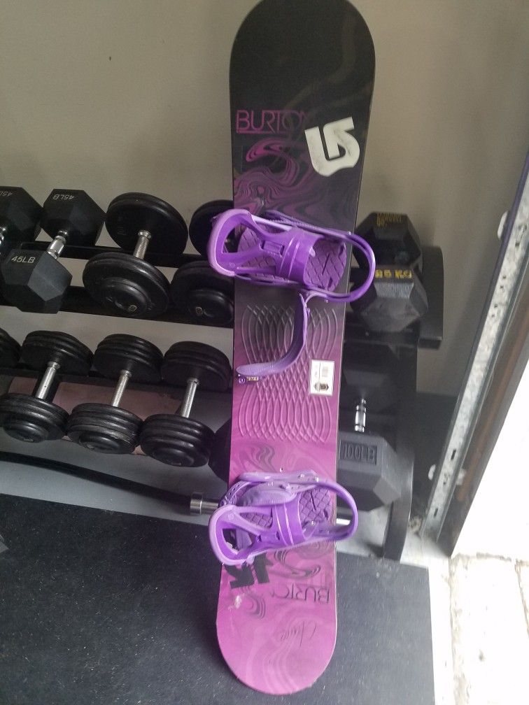 Burton Snowboard 153 - Stilletto bindings