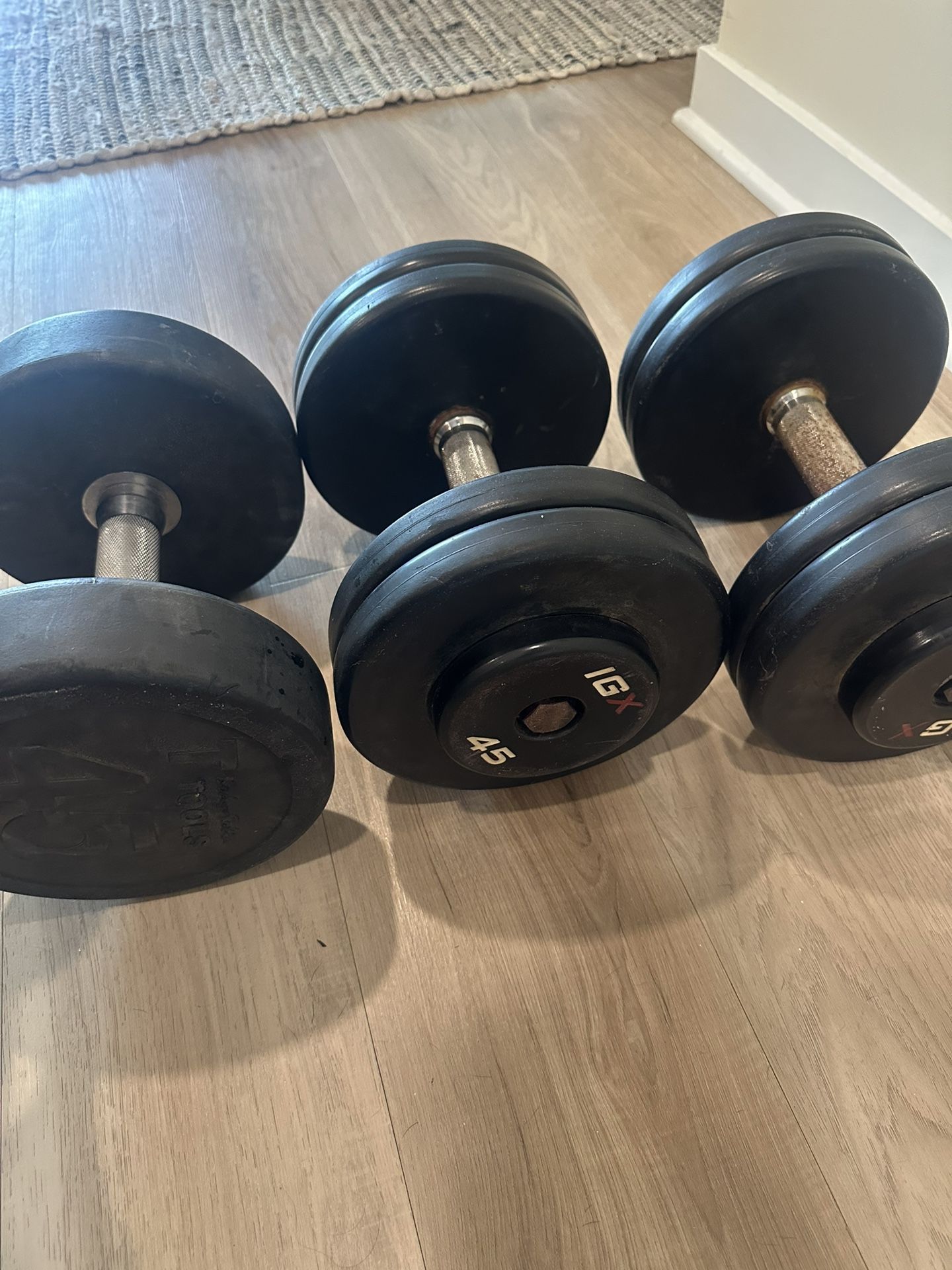 45lb Dumbbells