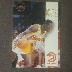 Skybox 1993-94 Dominique Wilkins Atlanta Hawks #28 Premium Edition Hall Of Fame HOF Basketball Card Vintage Collectible Pro NBA 1993