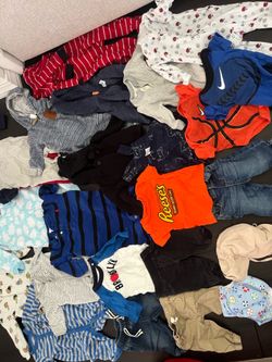 22 Baby Boy Clothes Lot Ralph Lauren Nike Carter's Gap