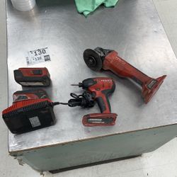 Hilti 2pc Cordless Combo 2 Batts And Charger