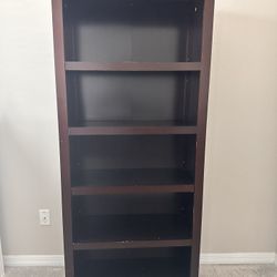 6 Foot Book Shelf - Cherrywood 