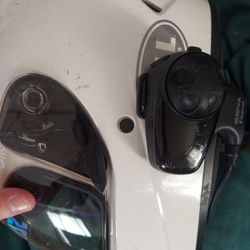 Bell Motorcycle Helmet with Sena