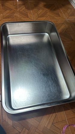 Stainless Steel Cat Litter Box – Like New