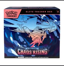 Chaos Rising Elite Trainer Box | Pokemon Trading Card Games Mega Evolution 4