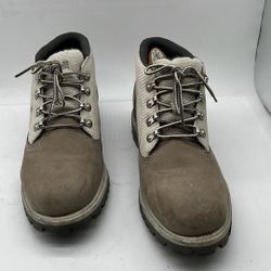 Vintage Timberland Campsite Boots Mens 9.5 Leather Brown Boot Waterproof Chukka