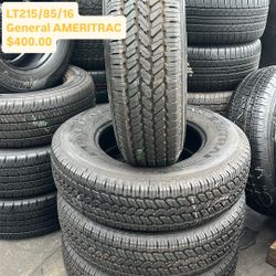 Lt215/85/16 GENERAL Semi New All Four 98 % TREAD LIFE | ❗Ask For Availability / Pregunta Por Disponibilidad ❗|