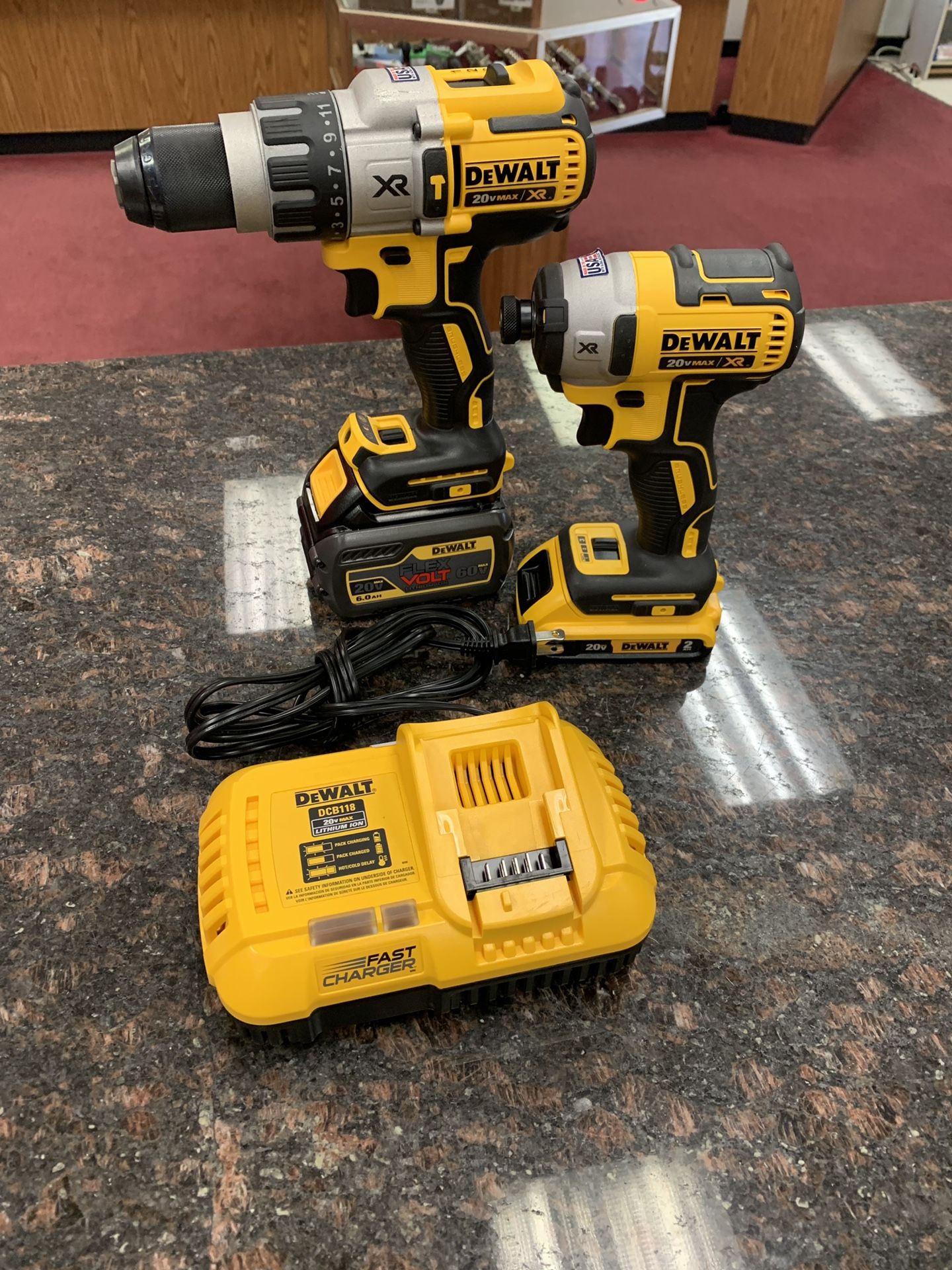 Dewalt brushless drill set