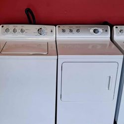 GE WASHER & DRYER SET WITH STAINLESS STEEL TUB ON SALE TODAY! 30 DAYS WARRANTY INCLUDED!