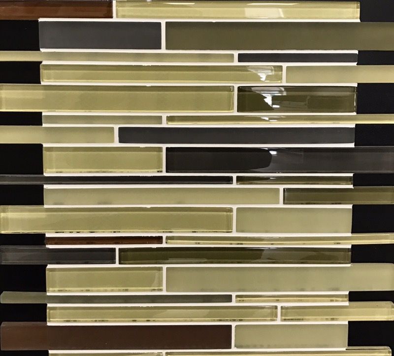 Glass tile mosaic