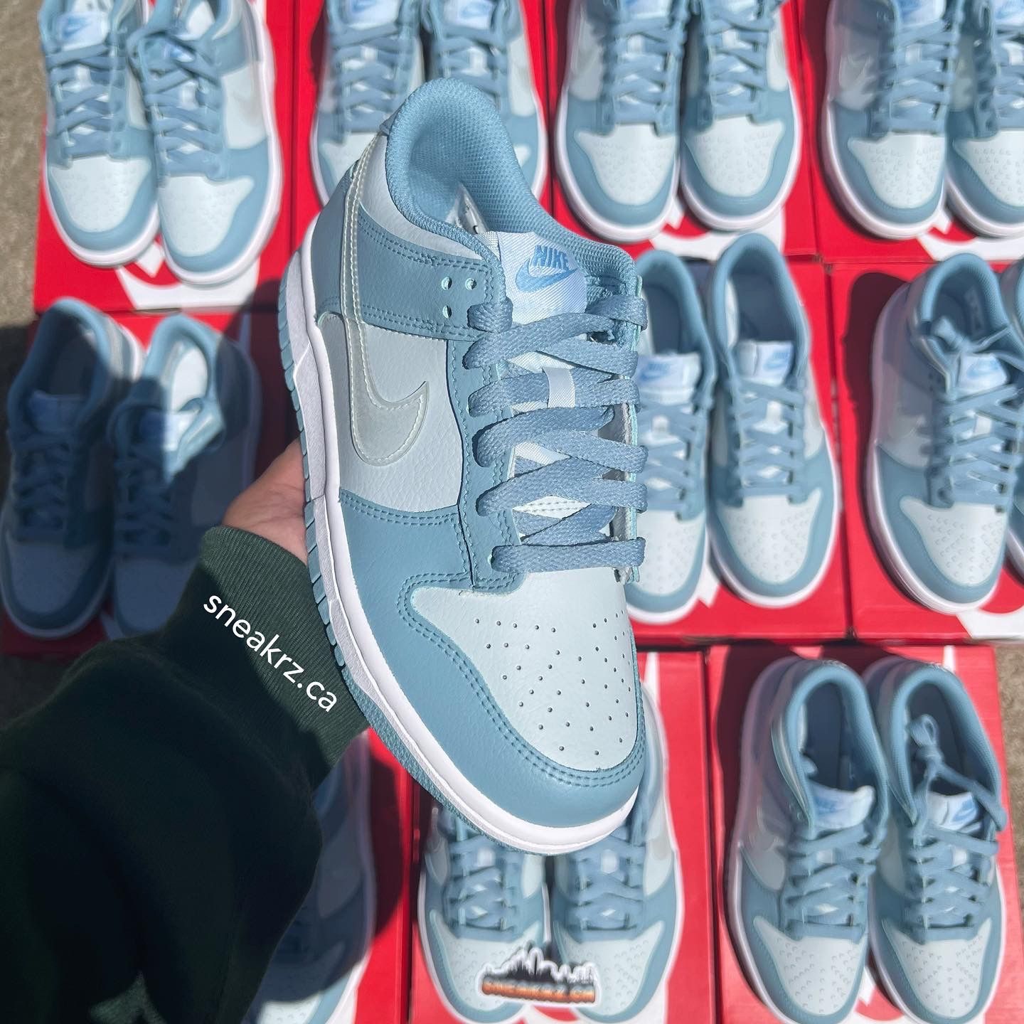Nike Dunk Low Blue Swoosh